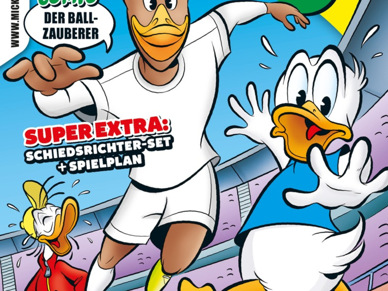 Jamal Musiala mit Gastauftritt in der Micky Maus von Egmont Ehapa Media - Foto: presseportal.de