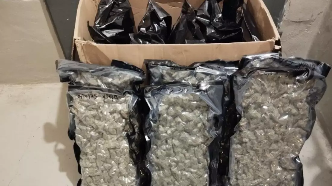HZA-OS: Osnabrücker Zoll stellt mehr als 8000 Gramm Marihuana sicher; Straßenverkaufswert von etwa 80.000 Euro - Bild: presseportal.de