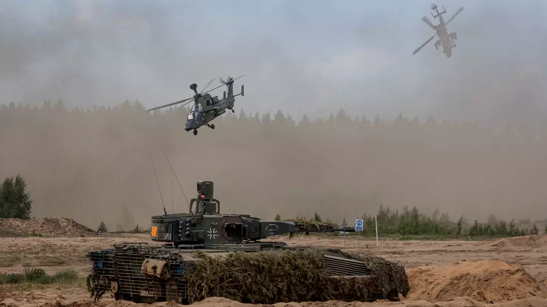 Quadriga 2024: Bundeswehr setzt den Schlusspunkt in Litauen beim größten NATO Manöver seit dem Kalten Krieg - Generalinspekteur bekräftigt Bündnissolidarität an der NATO Ostflanke - Bild: presseportal.de