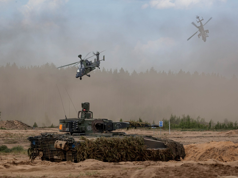 Quadriga 2024: Bundeswehr setzt den Schlusspunkt in Litauen beim größten NATO Manöver seit dem Kalten Krieg - Generalinspekteur bekräftigt Bündnissolidarität an der NATO Ostflanke - Foto: presseportal.de