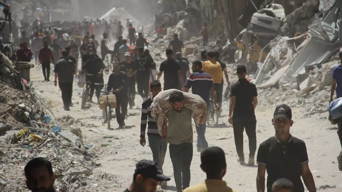 Die humanitäre Lage im Gazastreifen ist katastrophal. (Archivbild) - Bild: Mahmoud Zaki/XinHua/dpa
