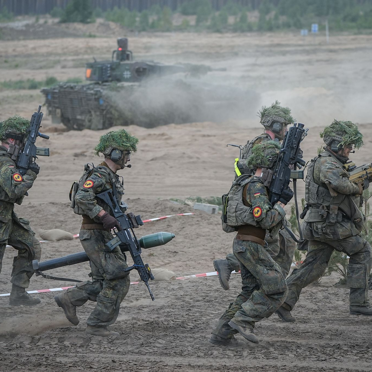 Die Bundeswehr beteiligte sich unter anderem mit einem Großmanöver mit dem Namen Quadriga 2024 an Steadfast Defender. - Foto: Kay Nietfeld/dpa