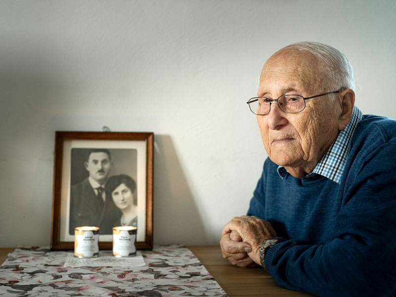 37°-Doku Die Nummer auf meinem Arm / Der Holocaust-Überlebende Albrecht Weinberg erzählt von seinem Leben. - Foto: presseportal.de