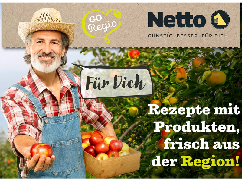'Für Dich' - Produkte aus der Region bei Netto - Foto: presseportal.de