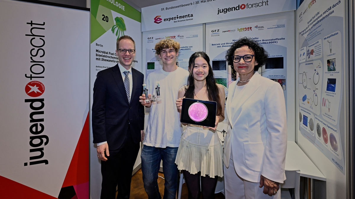 Jugend forscht Bundessiegerinnen und Bundessieger 2024 in Heilbronn ausgezeichnet - Foto: presseportal.de