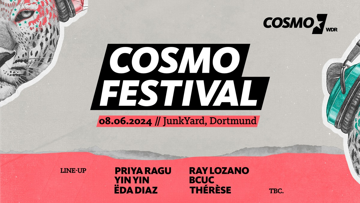 Live-Acts mit Haltung, Vibes aus der ganzen Welt / COSMO Festival am 8. Juni in Dortmund - Foto: presseportal.de