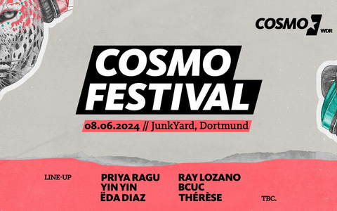 Live-Acts mit Haltung, Vibes aus der ganzen Welt / COSMO Festival am 8. Juni in Dortmund - Foto: presseportal.de