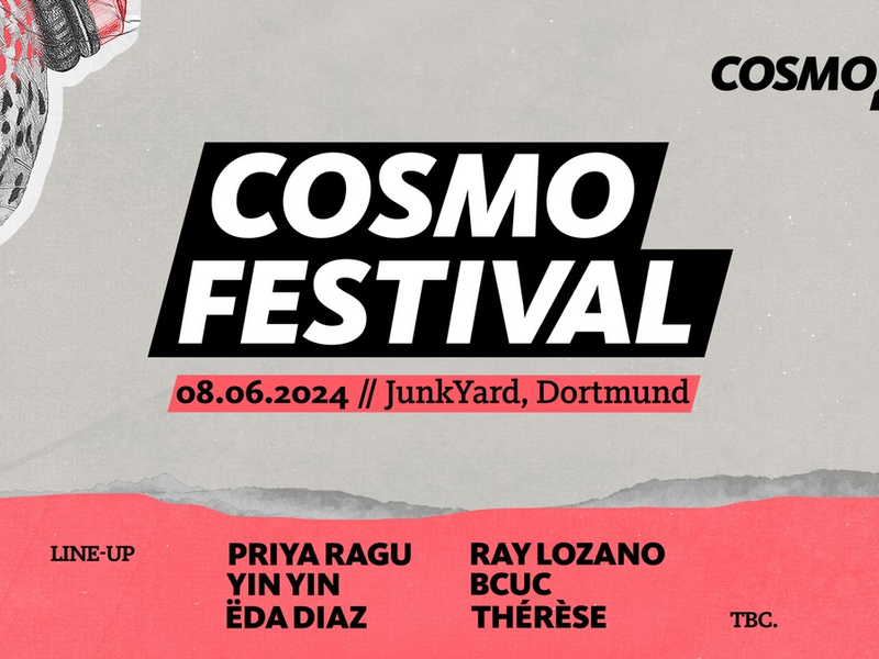 Live-Acts mit Haltung, Vibes aus der ganzen Welt / COSMO Festival am 8. Juni in Dortmund - Foto: presseportal.de
