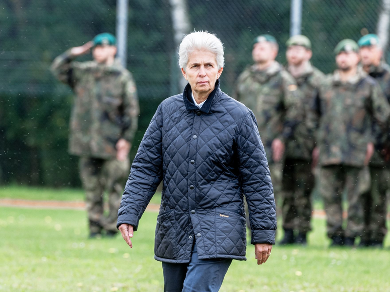 Marie-Agnes Strack-Zimmermann warnt davor, die Folgen der russischen Aufrüstungspolitik zu unterschätzen. - Foto: Markus Scholz/dpa