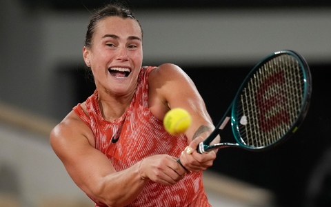 Zog bei den French Open ins Achtelfinale ein: Aryna Sabalenka. - Foto: Christophe Ena/AP/dpa