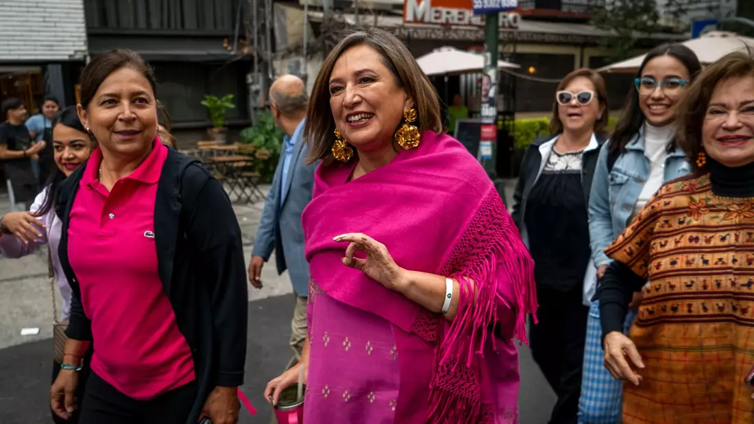 Gálvez ist parteilos, steht aber der bürgerlichen PAN nahe. - Bild: Jair Cabrera Torres/dpa