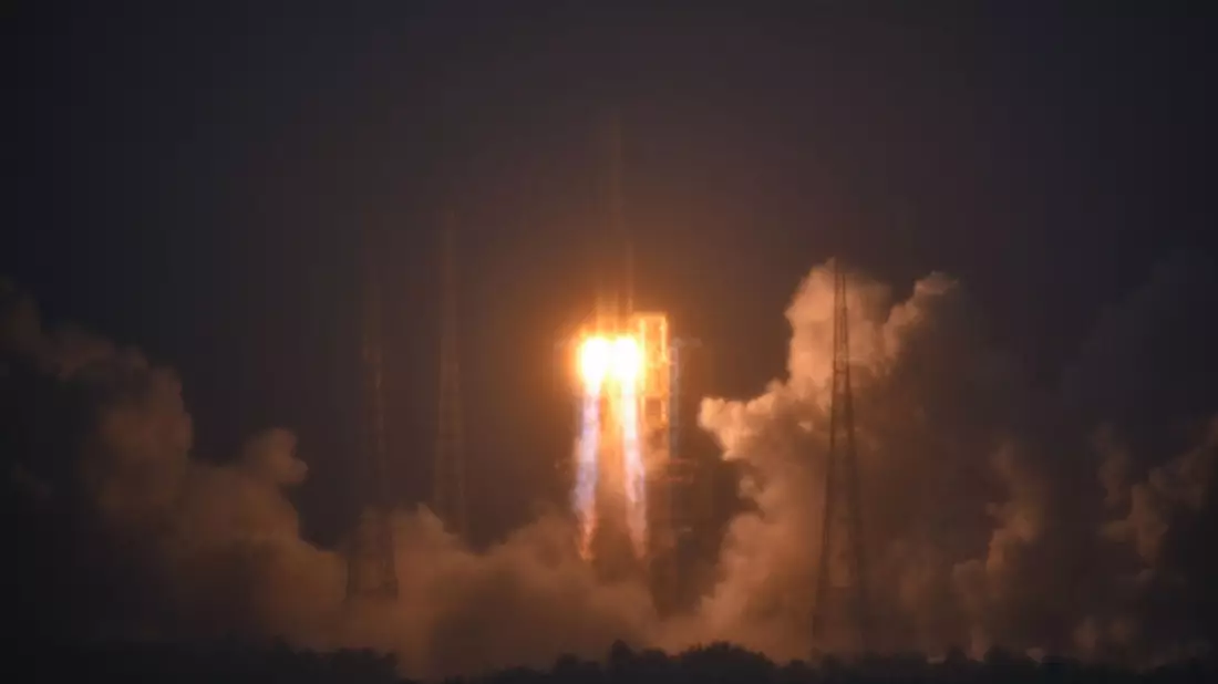 Am 3. Mai hatte die «Chang'e 6» ihre auf 53 Tage angesetzte Mondmission begonnen. - Bild: Guo Cheng/Xinhua/dpa
