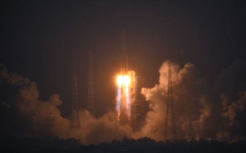 Am 3. Mai hatte die «Chang'e 6» ihre auf 53 Tage angesetzte Mondmission begonnen. - Foto: Guo Cheng/Xinhua/dpa
