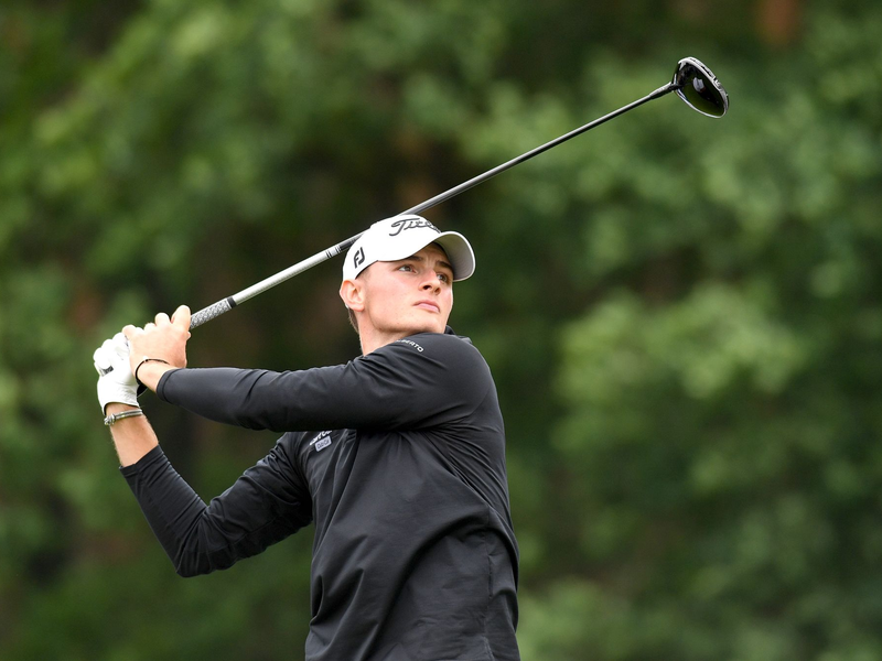 Jannik de Bruyn spielte am Finaltag in Winsen nur eine 78er-Runde. - Foto: Michael Schwartz/dpa