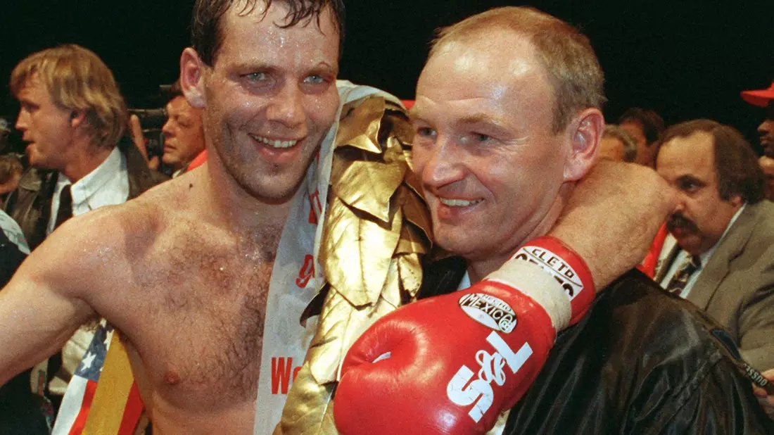 Box-Trainer Manfred Wolke (r) machte Henry Maske zum Champion. - Bild: picture alliance / dpa
