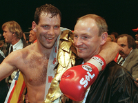 Box-Trainer Manfred Wolke (r) machte Henry Maske zum Champion. - Foto: picture alliance / dpa
