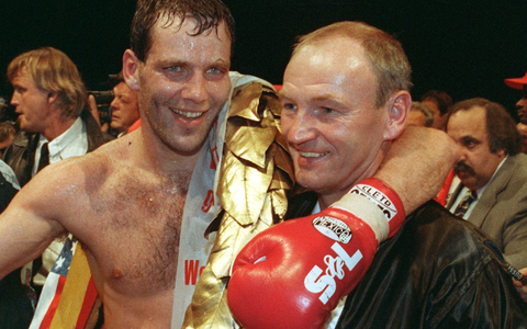 Box-Trainer Manfred Wolke (r) machte Henry Maske zum Champion. - Foto: picture alliance / dpa