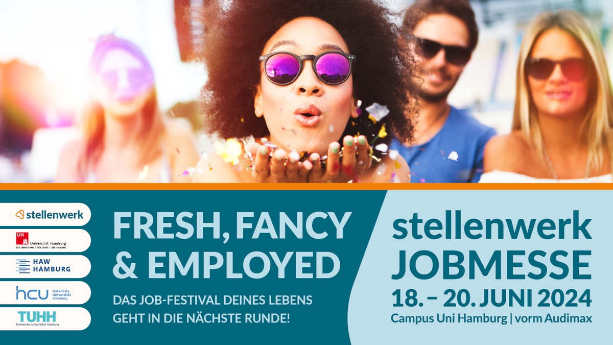 Nach sensationellem Erfolg: 15. stellenwerk Jobmesse der Hamburger Hochschulen startet am 18. Juni - Foto: presseportal.de