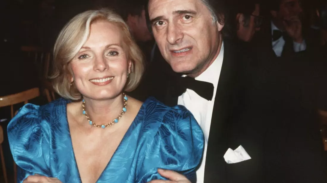 Ruth Maria Kubitschek und Helmut Fischer 1984 in München. - Bild: Istvan Bajzat/dpa