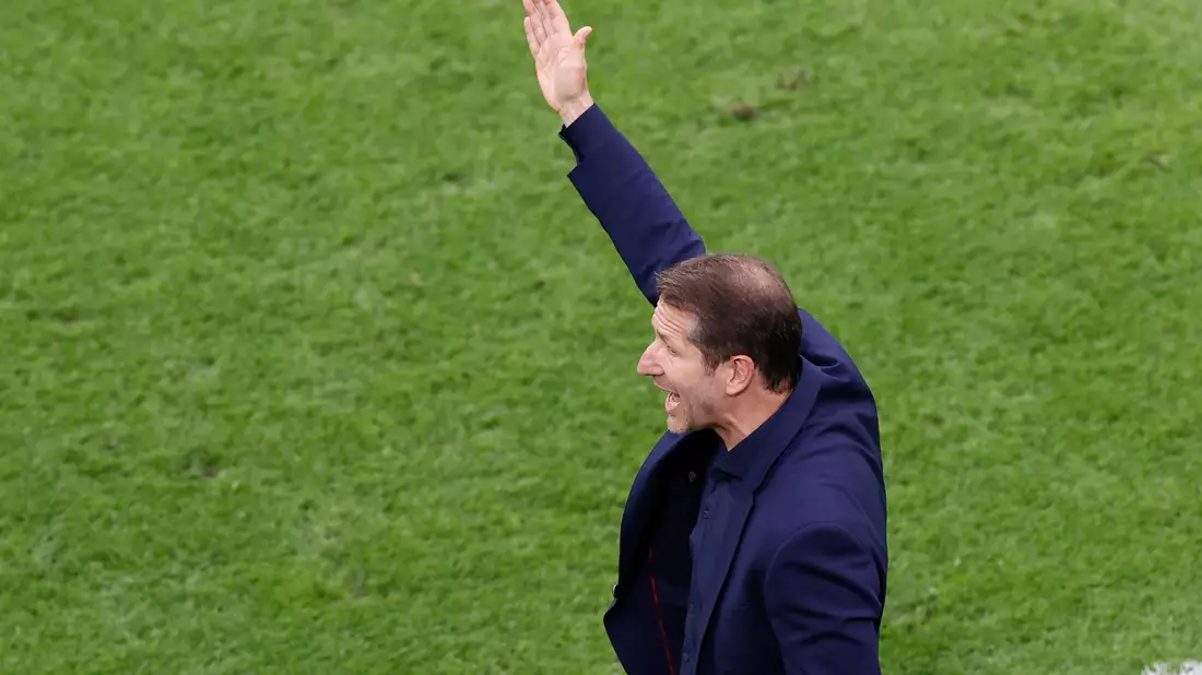 Österreichs Trainer Franco Foda trieb sein Team nach vorne. - Bild: Koen Van Weel/EPA Pool/AP/dpa