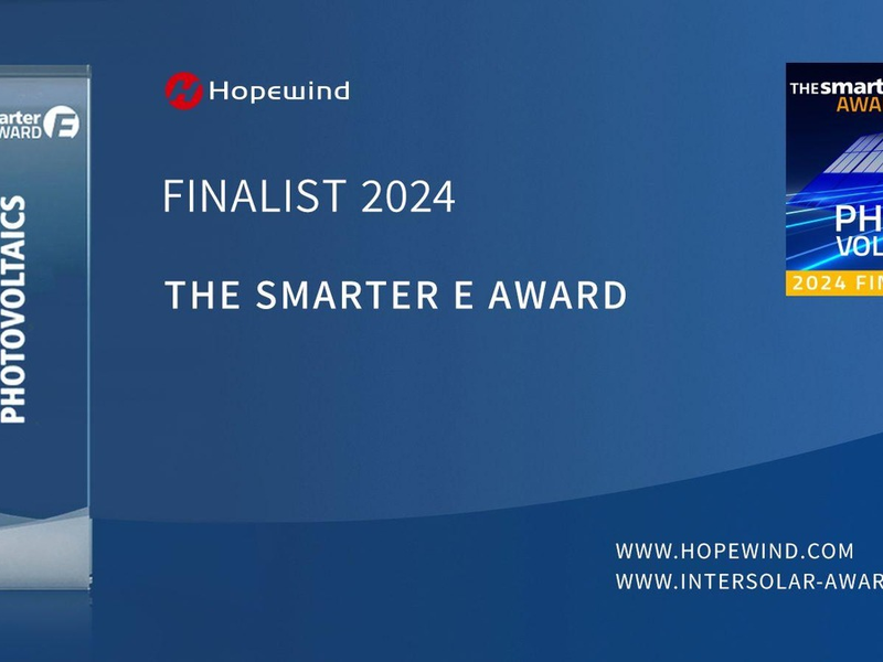 Hopewind auf der Bloomberg New Energy Finance Tier 1-Liste und als einziges chinesisches Wechselrichterunternehmen auf der Intersolar vertreten - ebenso nominiert für die Shortlist des Smarter E Award - Foto: presseportal.de
