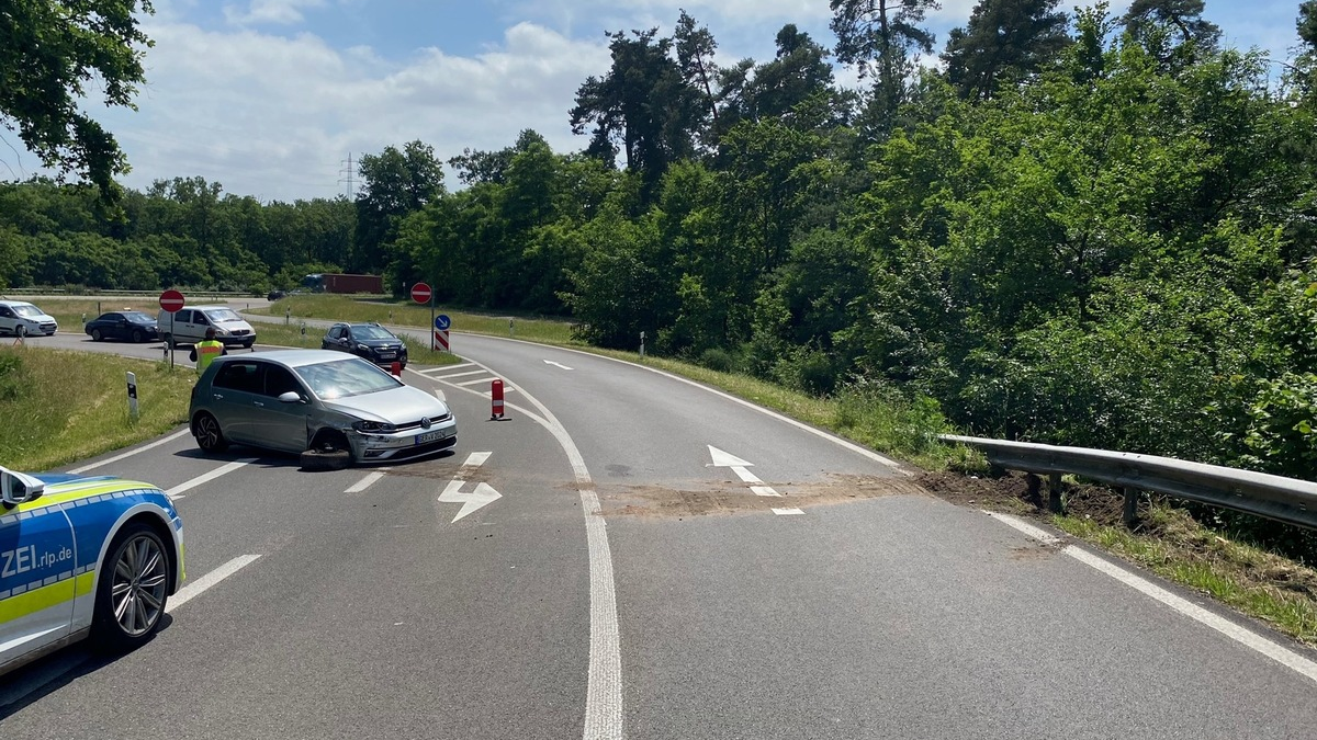 POL-PDLD: Abfahrt/Auffahrt B9 bei GER-Süd gesperrt - Foto: presseportal.de