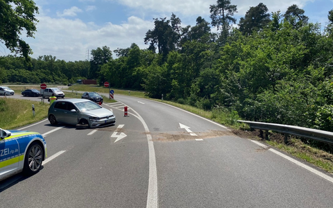 POL-PDLD: Abfahrt/Auffahrt B9 bei GER-Süd gesperrt - Foto: presseportal.de