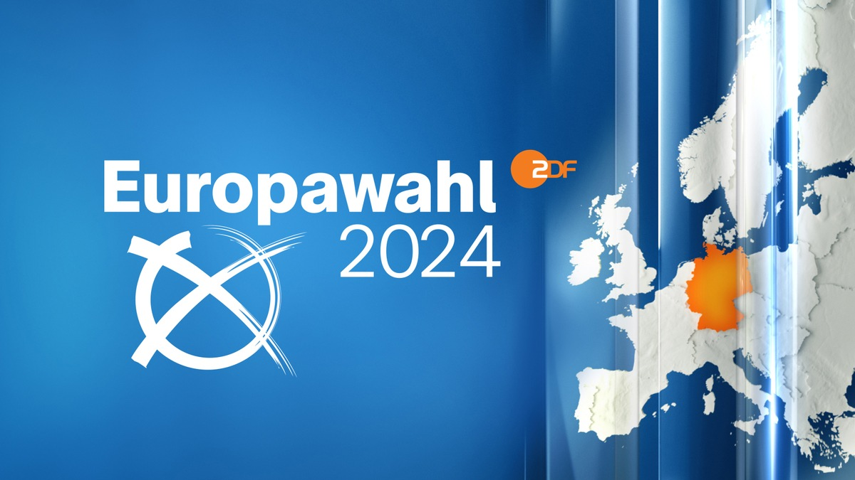Europawahl 2024 zweimal live aus dem ZDF-Wahlstudio / 