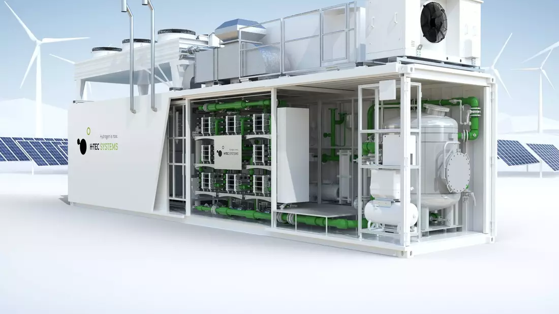 H-TEC SYSTEMS stellt Lösungen für grünen Wasserstoff auf der 'The smarter E Europe' vor - Bild: presseportal.de