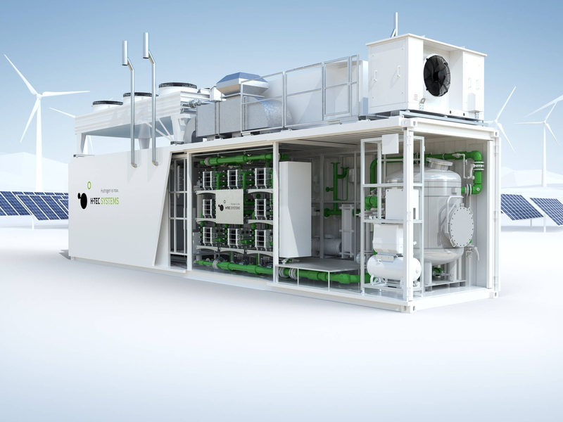 H-TEC SYSTEMS stellt Lösungen für grünen Wasserstoff auf der 'The smarter E Europe' vor - Foto: presseportal.de