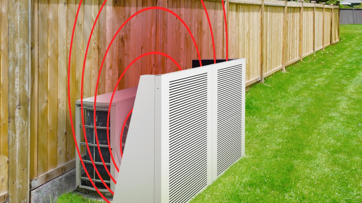 Lärmschutzwand: Wärmepumpe im Garten - und trotzdem entspannte Nachbarn - Foto: presseportal.de