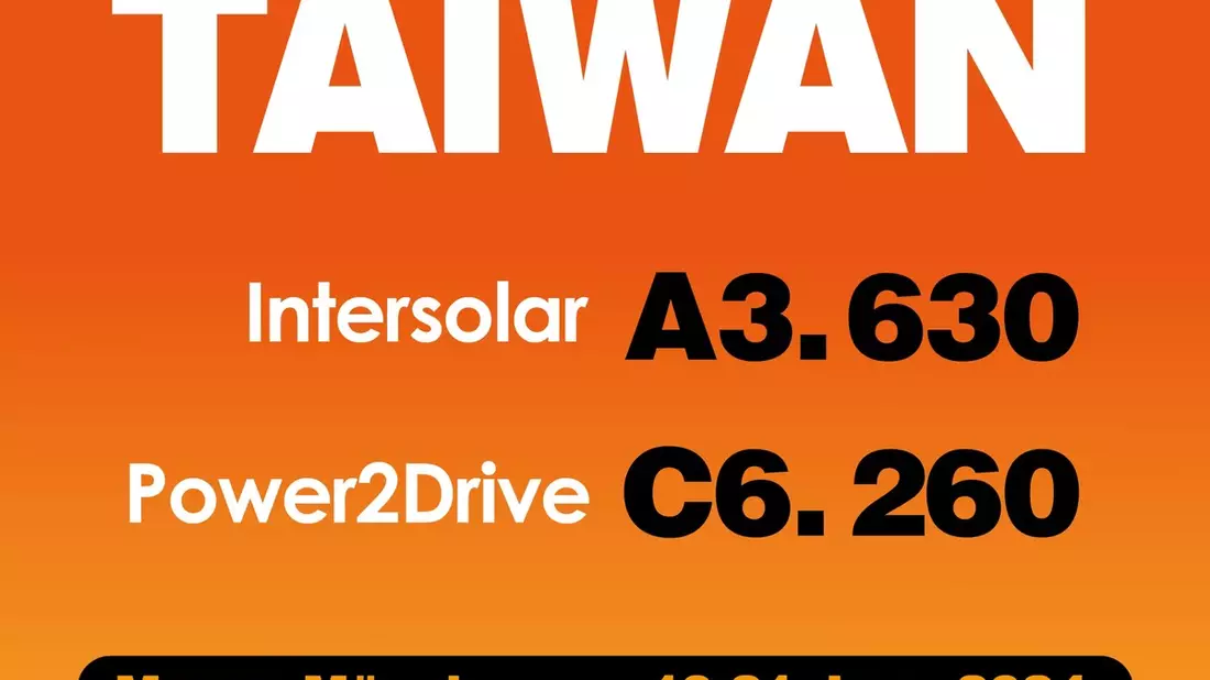 Discover Taiwan's Innovative Solar and EV Technologies at The Smarter E Europe 2024 - Bild: presseportal.de