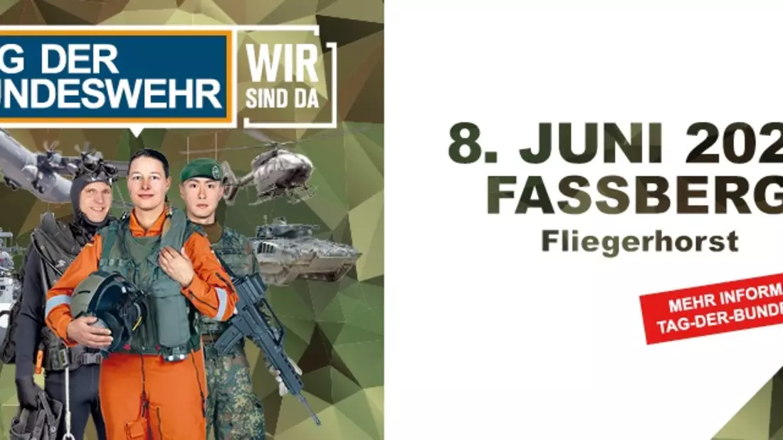 Bundesminister der Verteidigung besucht Tag der Bundeswehr in Faßberg / Am 8. Juni 2024 lädt die Truppe deutschlandweit an neun Standorten zum Tag der Bundeswehr unter dem Motto 'Wir sind da` ein. - Bild: presseportal.de