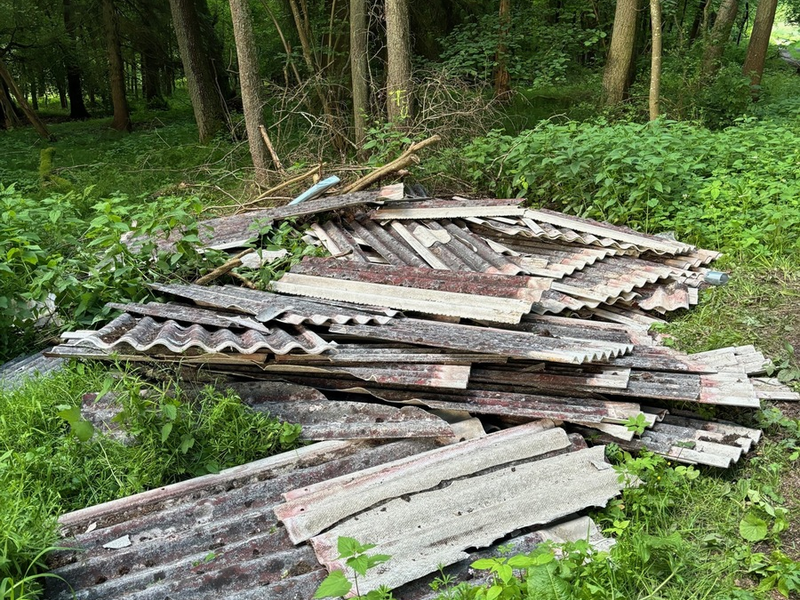 POL-UL: (UL) Illerrieden - Eternitplatten illegal entsorgt / Bei Ermittlungen wegen einer Umweltstraftat bei Illerrieden hofft die Polizei jetzt auf Zeugenhinweise. - Foto: presseportal.de