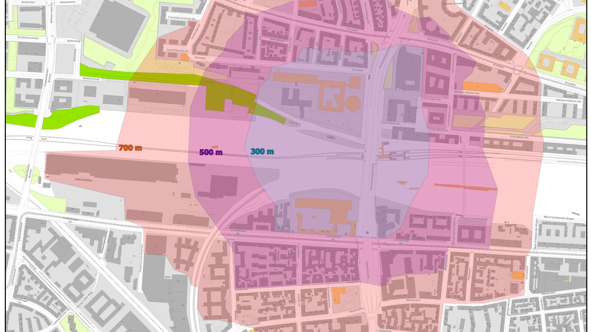 FW-M: Informationen zur Sondierung und Entschärfung (Neuhausen) - Foto: presseportal.de