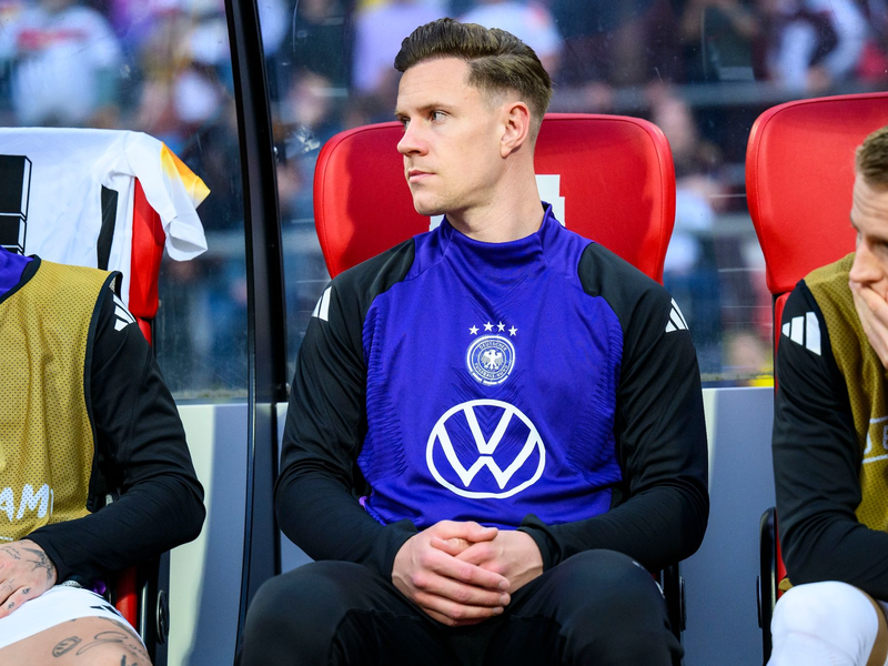 Geht als Nummer zwei in die Heim-EM: Marc-André ter Stegen. - Foto: Tom Weller/dpa