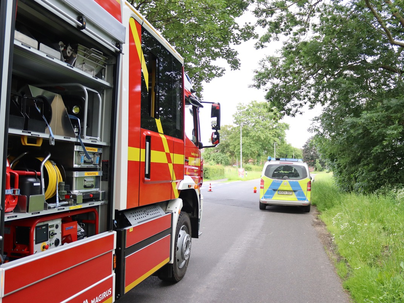 FW Gangelt: Schwerverletzte bei Unfall in Gangelt - Foto: presseportal.de