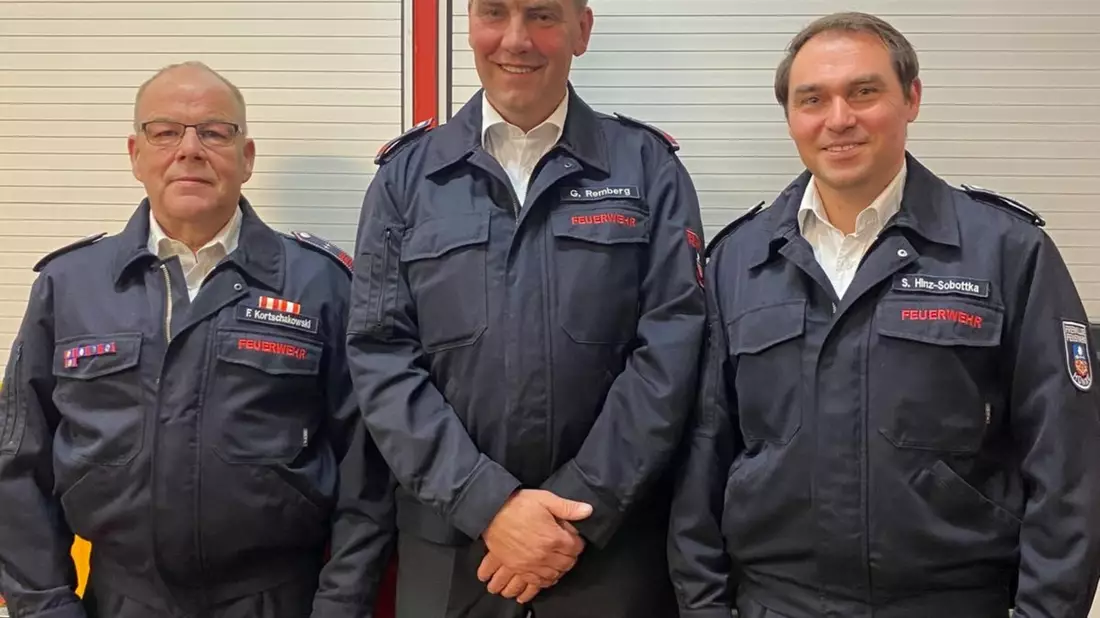 FW Hünxe: Wechsel in der Führung der Einheit Bucholtwelmen - Bild: presseportal.de