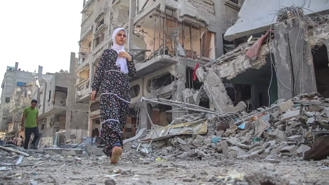 Die islamistische Hamas sei immer noch stark. Israel hat sich zum Ziel gesetzt, die Terrororganisation militärisch zu zerschlagen. Die Bevölkerung im Gazastreifen leidet. - Bild: Hashem Zimmo/TheNEWS2 via ZUMA Press Wire/dpa
