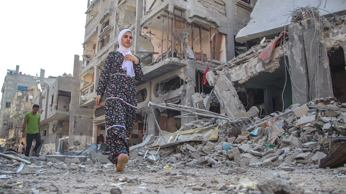 Die islamistische Hamas sei immer noch stark. Israel hat sich zum Ziel gesetzt, die Terrororganisation militärisch zu zerschlagen. Die Bevölkerung im Gazastreifen leidet. - Foto: Hashem Zimmo/TheNEWS2 via ZUMA Press Wire/dpa