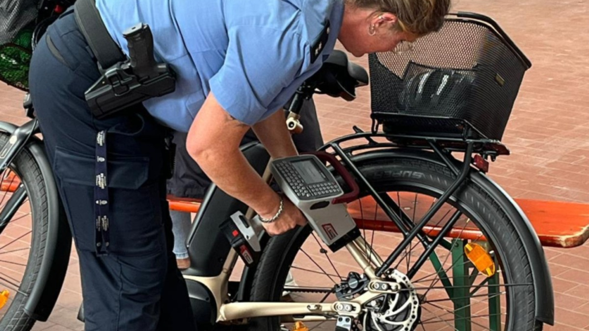POL-DA: Heppenheim: 55 Fahrräder codiert und registriert - Foto: presseportal.de