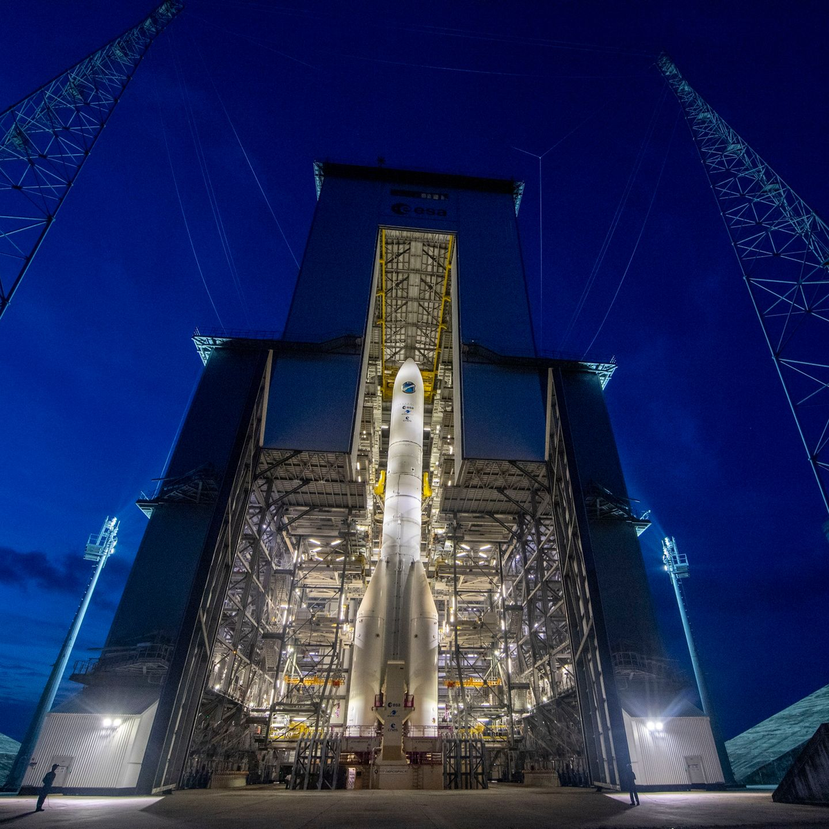 Nach ettlichen Rückschlägen hebt die Ariane 6 endlich ab. - Foto: S Martin/ESA/CNES/Arianespace/ArianeGroup/dpa