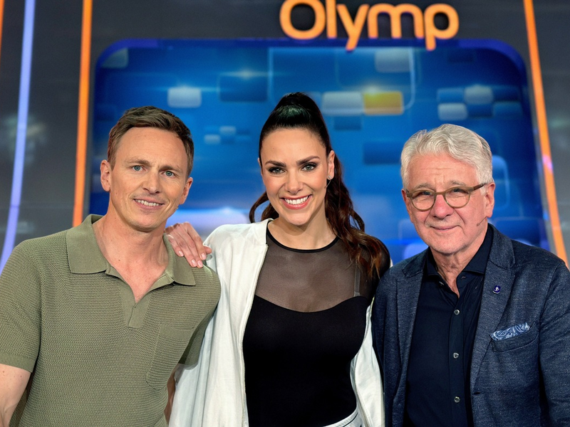 Sportprofis gegen den Quizduell-Olymp: Jochen Breyer und Marcel Reif bei Esther Sedlaczek / Quizduell-Olymp am Freitag, 7. Juni, 18:50 Uhr im Ersten - Foto: presseportal.de