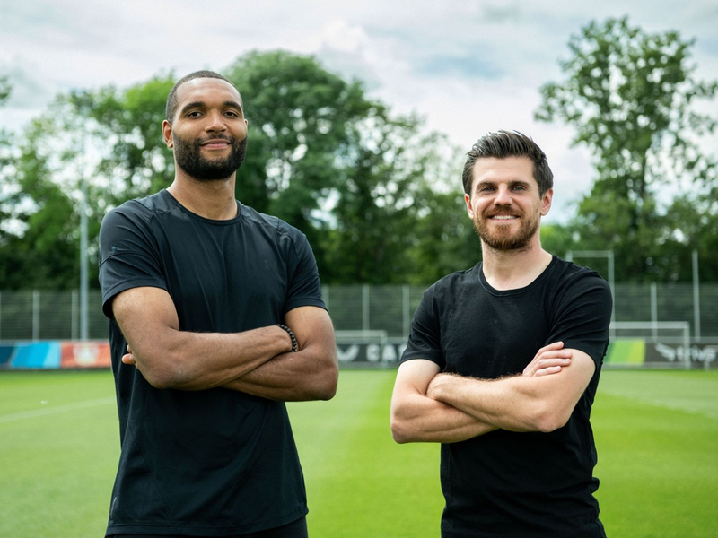 Leverkusen-Duo Jonathan Tah und Jonas Hofmann engagieren sich für eine bessere Trinkwasserversorgung in Afrika - Foto: presseportal.de