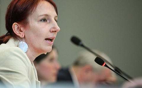 Die Präsidentin der Technischen Universität Berlin, Geraldine Rauch, steht in der Kritik. - Foto: Jens Kalaene/dpa Die Präsidentin der Technischen Universität Berlin, Geraldine Rauch, steht in der Kritik. - Foto: Jens Kalaene/dpa