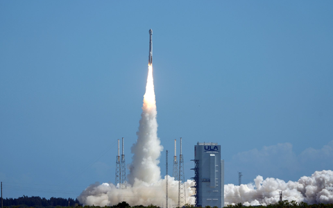 Der «Starliner» besteht aus einer rund drei Meter hohen Kapsel für die Besatzung und einem Servicemodul. - Foto: John Raoux/AP/dpa Der «Starliner» besteht aus einer rund drei Meter hohen Kapsel für die Besatzung und einem Servicemodul. - Foto: John Raoux/AP/dpa