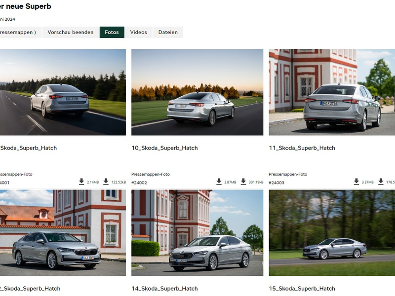 Der neue Škoda Superb: mehr Platz, mehr Komfort, mehr Effizienz und mehr Sicherheit - Foto: presseportal.de