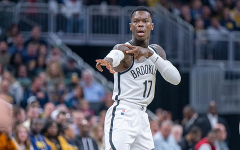 Die Brooklyn Nets sind bereits die siebte NBA-Station von Dennis Schröder. - Foto: Doug McSchooler/AP/dpa