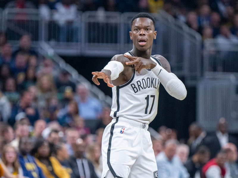 Die Brooklyn Nets sind bereits die siebte NBA-Station von Dennis Schröder. - Foto: Doug McSchooler/AP/dpa