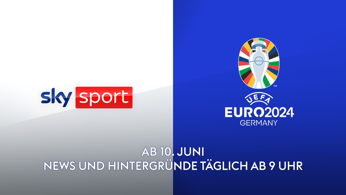 Ein internationales Reporterteam, ausgeweitete Sendezeiten auf Sky Sport News, alle DFB-Pressekonferenzen live sowie Highlights aller Spiele der UEFA EURO 2024(TM) bei Sky Sport - Foto: presseportal.de